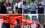 喜迎新同学｜校领导深入新生报到现场、公寓、餐厅走访慰问新生及家长