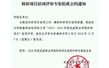 关于2018年度武威职业学院科研项目结项评审专家组成立的通知