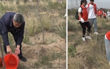 武威职业学院 “绿水青山就是金山银山”实践基地和 “集中力量办大事 社会主义制度优越性”教育基地揭牌仪式隆重举行